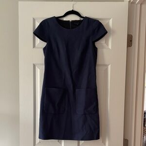 Theory Classic Navy Mini Dress